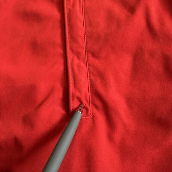 Vtg Polo Ralph Lauren Full Zip Jacket Men XXL Red  Fleece Lined ZippedHood READ - Picture 4 of 16